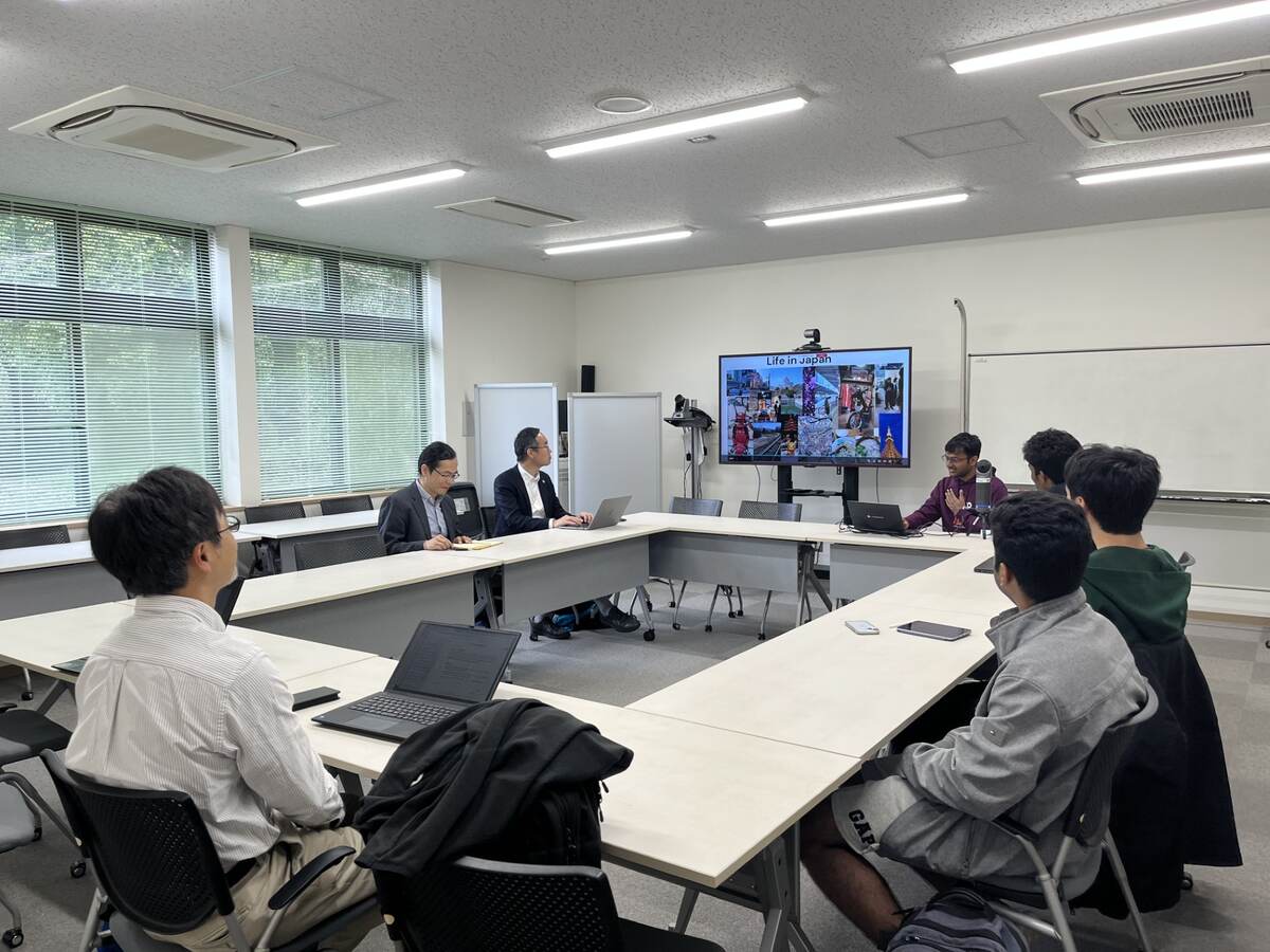 Presentation at the University of Tsukuba